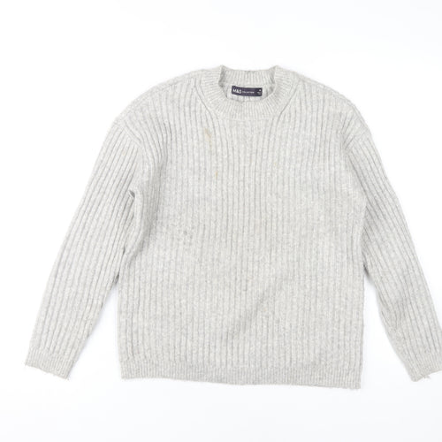 Marks and Spencer Women's Grey XS Pullover Jumper