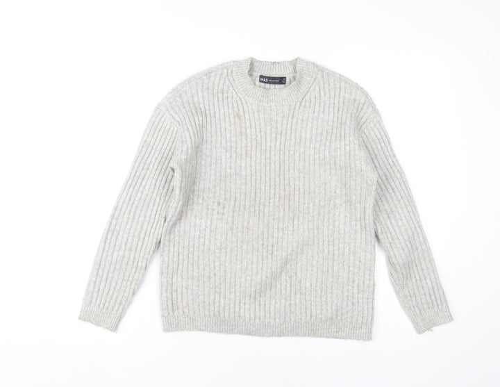 Marks and Spencer Women's Grey XS Pullover Jumper