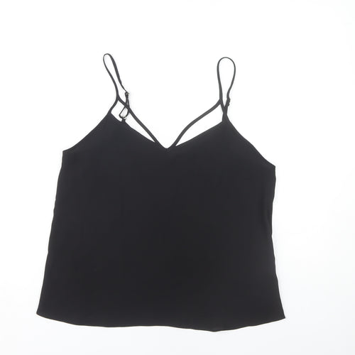 River Island Women's Black Camisole Tank Top Size 10
