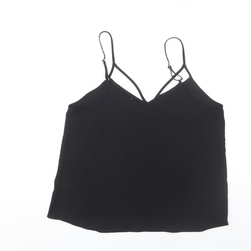 River Island Women's Black Camisole Tank Top Size 10
