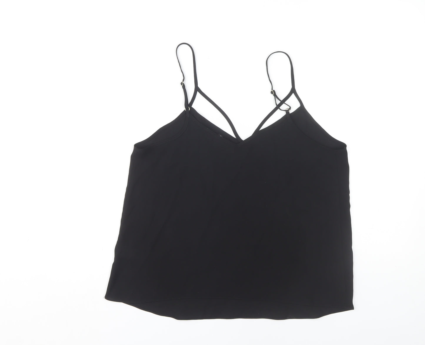 River Island Women's Black Camisole Tank Top Size 10