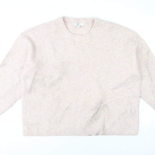 Marks and Spencer Women’s Pink Crew Neck Jumper XL