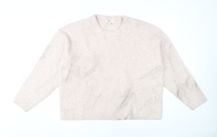 Marks and Spencer Women’s Pink Crew Neck Jumper XL