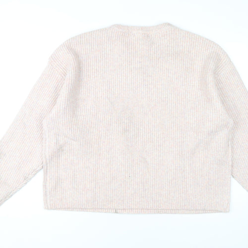 Marks and Spencer Women’s Pink Crew Neck Jumper XL