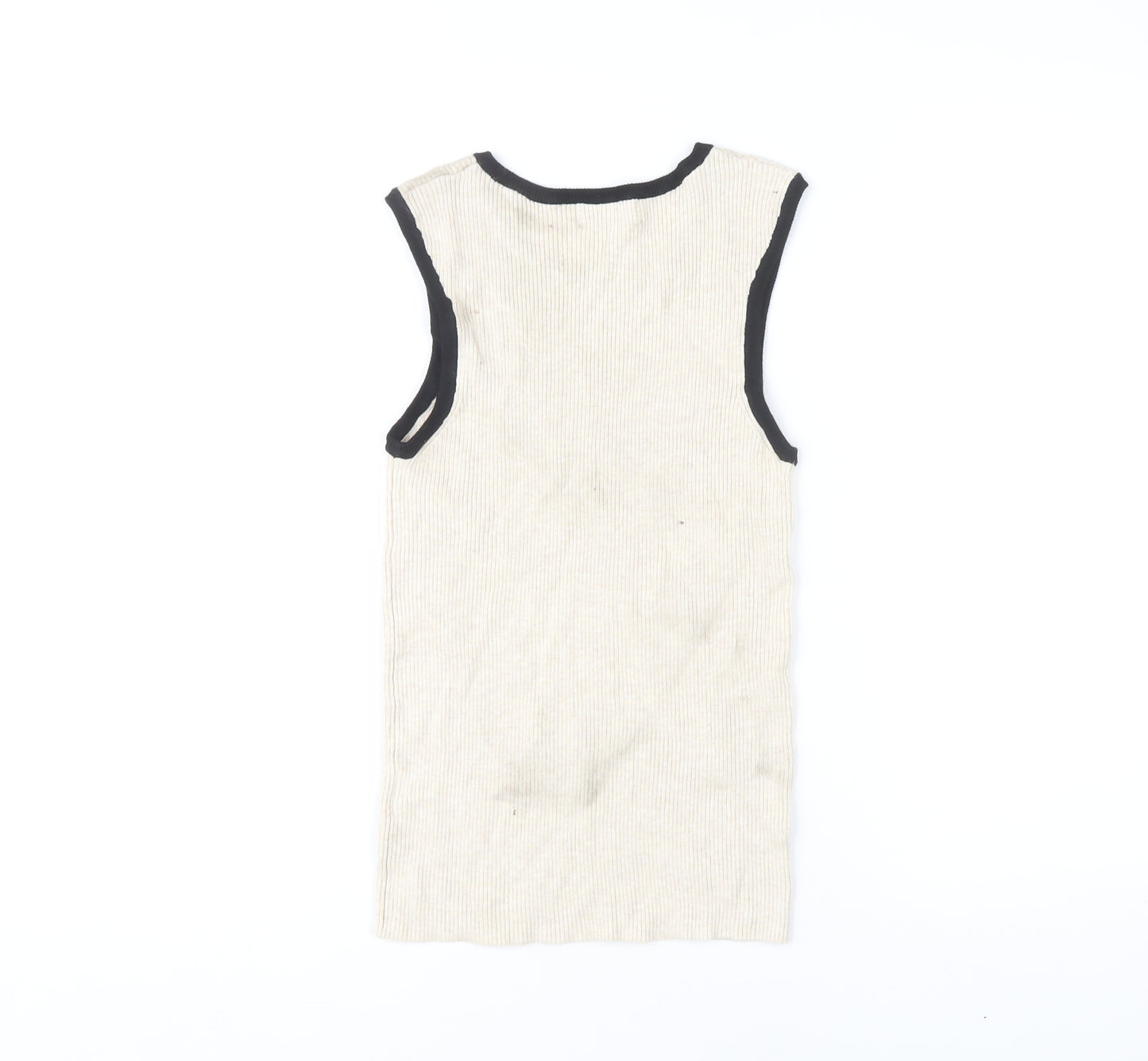 Marks and Spencer Women's Beige Tank Top Size 12