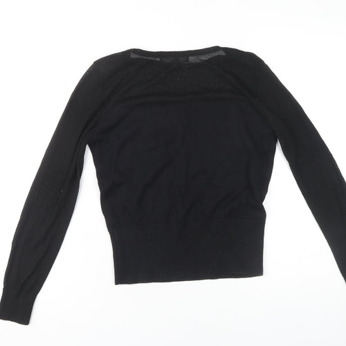 Marks and Spencer Black Studded Jumper Size 10