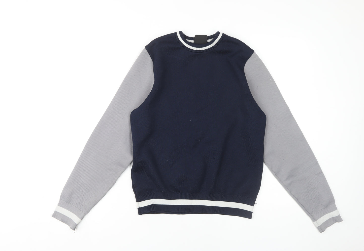 Breakout Men's Blue & Grey XS Pullover Jumper