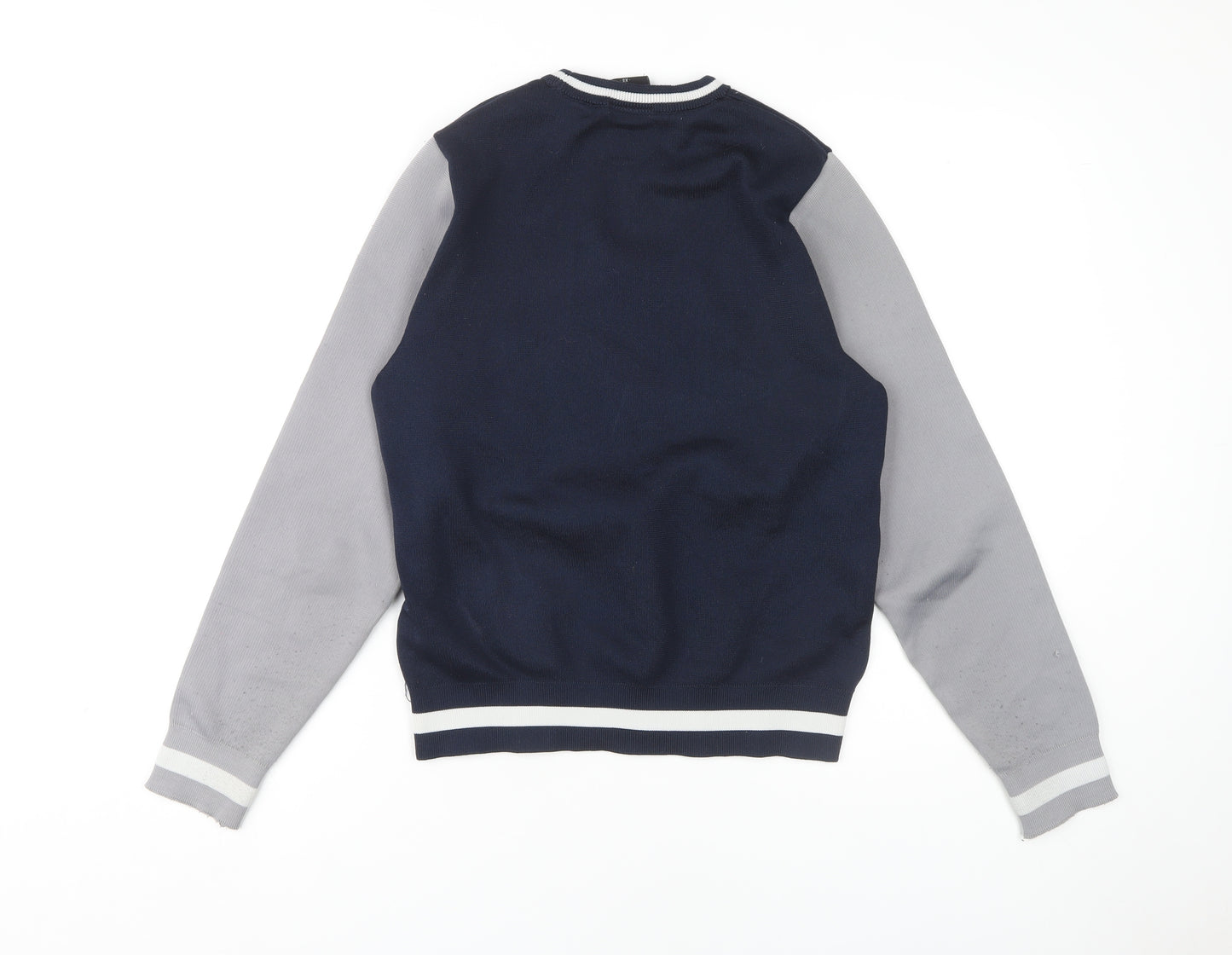 Breakout Men's Blue & Grey XS Pullover Jumper