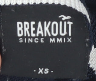 Breakout Men's Blue & Grey XS Pullover Jumper