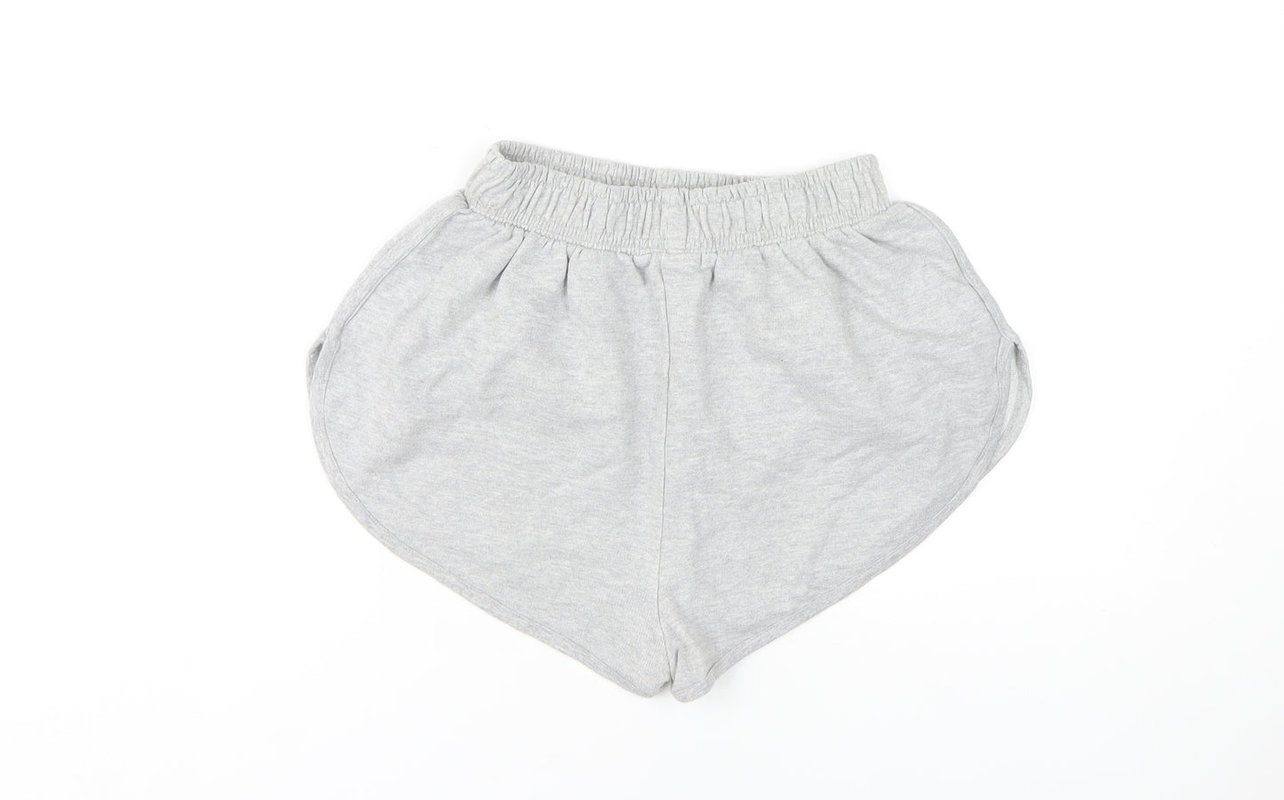 PrettyLittleThing Women's Grey Sweat Shorts Size 8