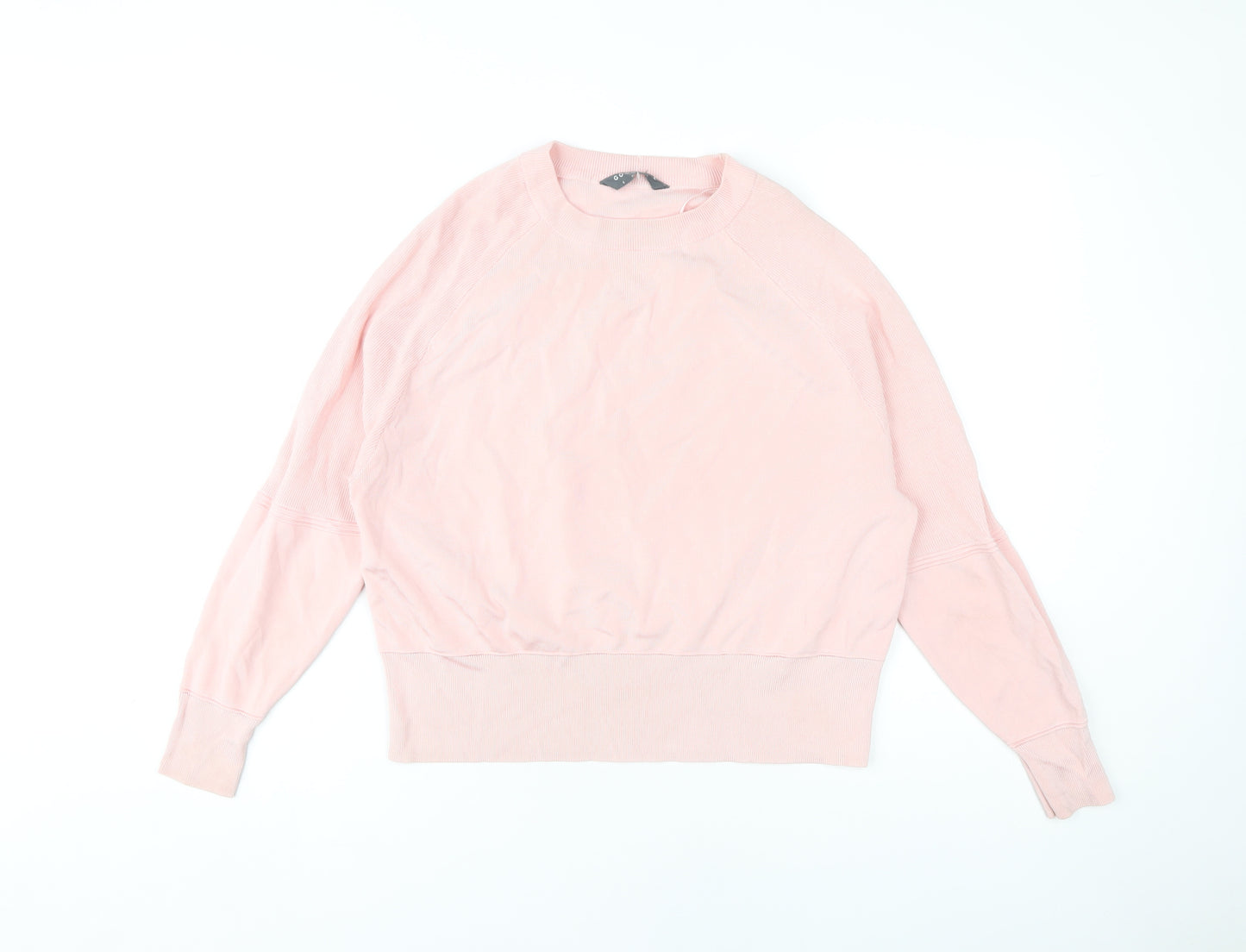 Marks and Spencer Women’s Pink Crew Neck Sweatshirt - Size 6