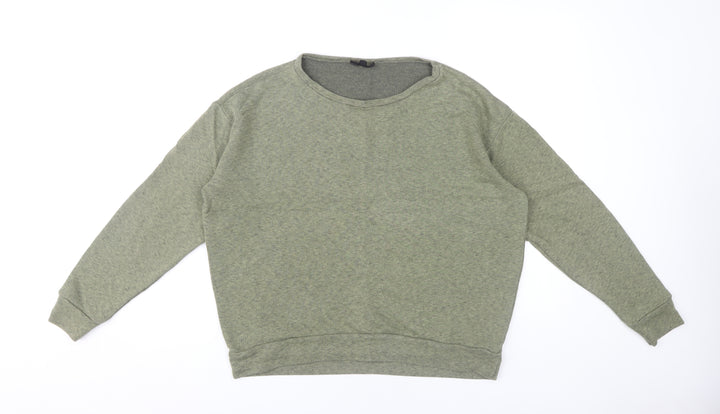 Topshop Women's Green Pullover Sweatshirt Size 8