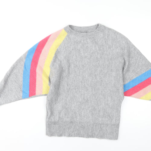 M&Co Women’s Grey Pullover Jumper Size 10