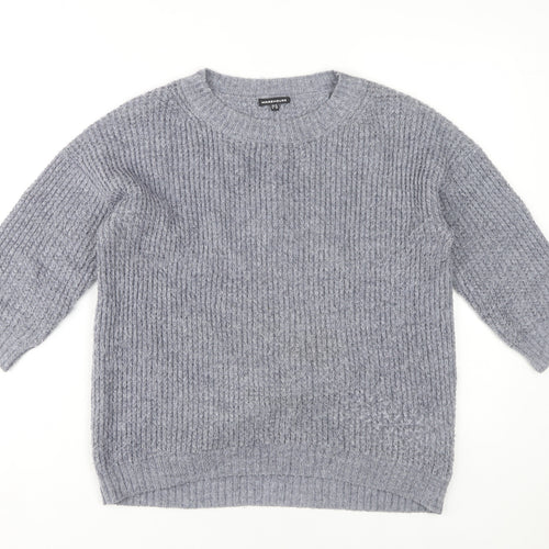 Warehouse Women's Grey Pullover Jumper Size 10