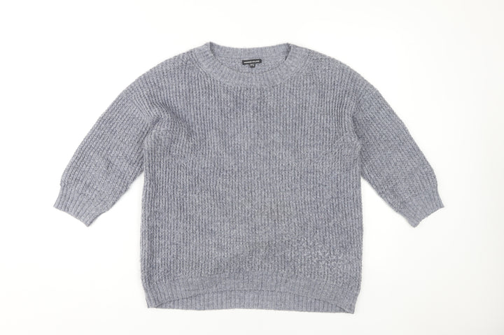 Warehouse Women's Grey Pullover Jumper Size 10