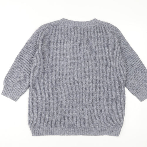 Warehouse Women's Grey Pullover Jumper Size 10