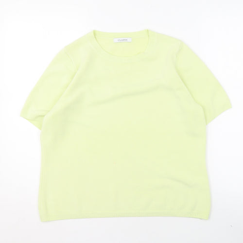 Marks and Spencer Women's Green Pullover Jumper Size 14