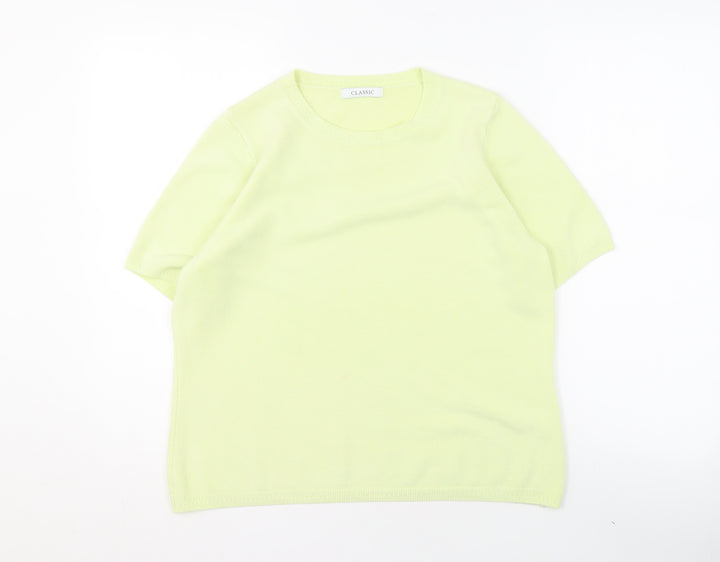 Marks and Spencer Women's Green Pullover Jumper Size 14