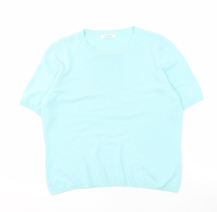 Marks and Spencer Women's Blue Pullover Jumper, Size 14