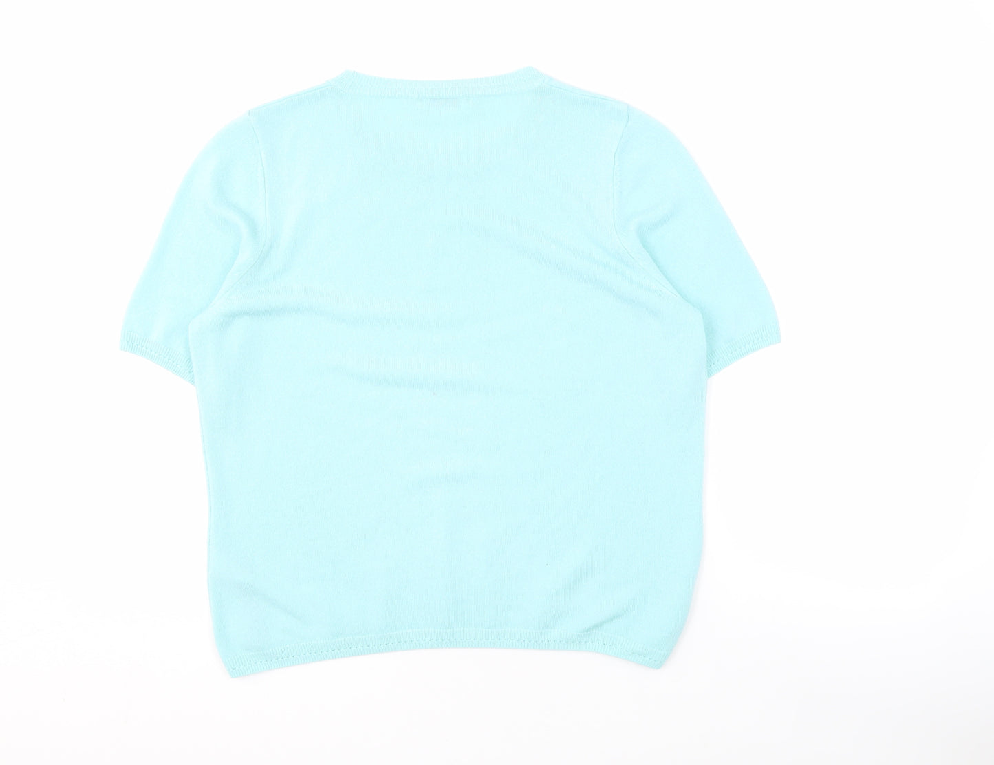 Marks and Spencer Women's Blue Pullover Jumper, Size 14