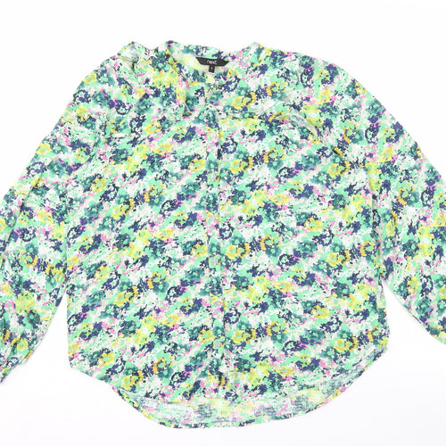Next Women's Multicoloured Floral Blouse Size 6