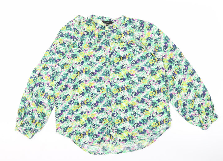 Next Women's Multicoloured Floral Blouse Size 6