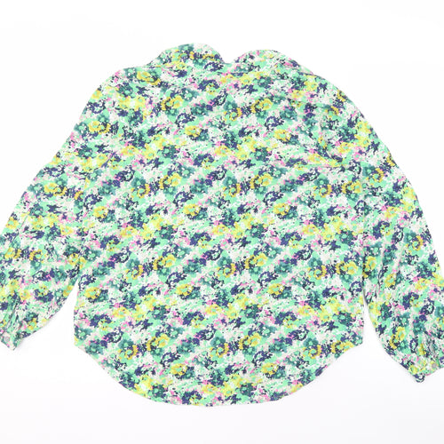 Next Women's Multicoloured Floral Blouse Size 6
