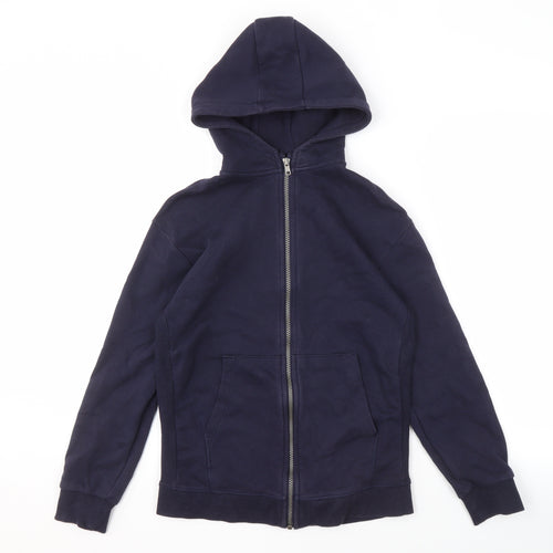 Marks and Spencer Boys Blue Full Zip Hoodie Size 12-13 Years