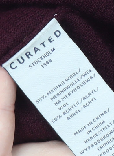 Curated Men’s Red Pullover Jumper Size M