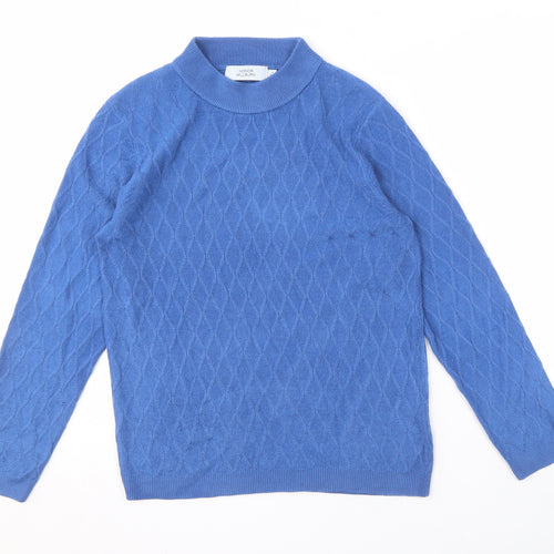 Honor Millburn Women's Blue High Neck Jumper, Size 10-12