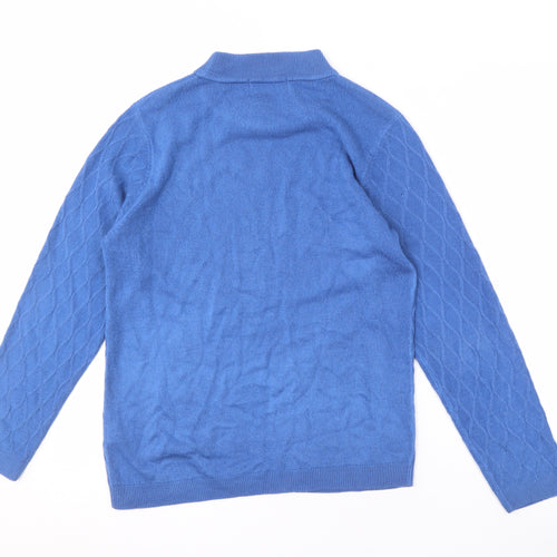 Honor Millburn Women's Blue High Neck Jumper, Size 10-12