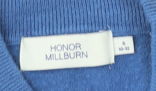 Honor Millburn Women's Blue High Neck Jumper, Size 10-12