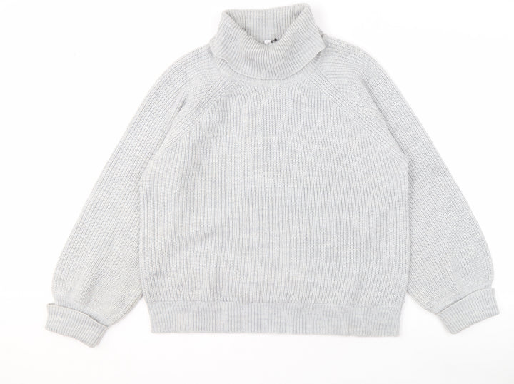 Next Women’s Grey Roll Neck Pullover Jumper L