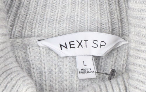Next Women’s Grey Roll Neck Pullover Jumper L