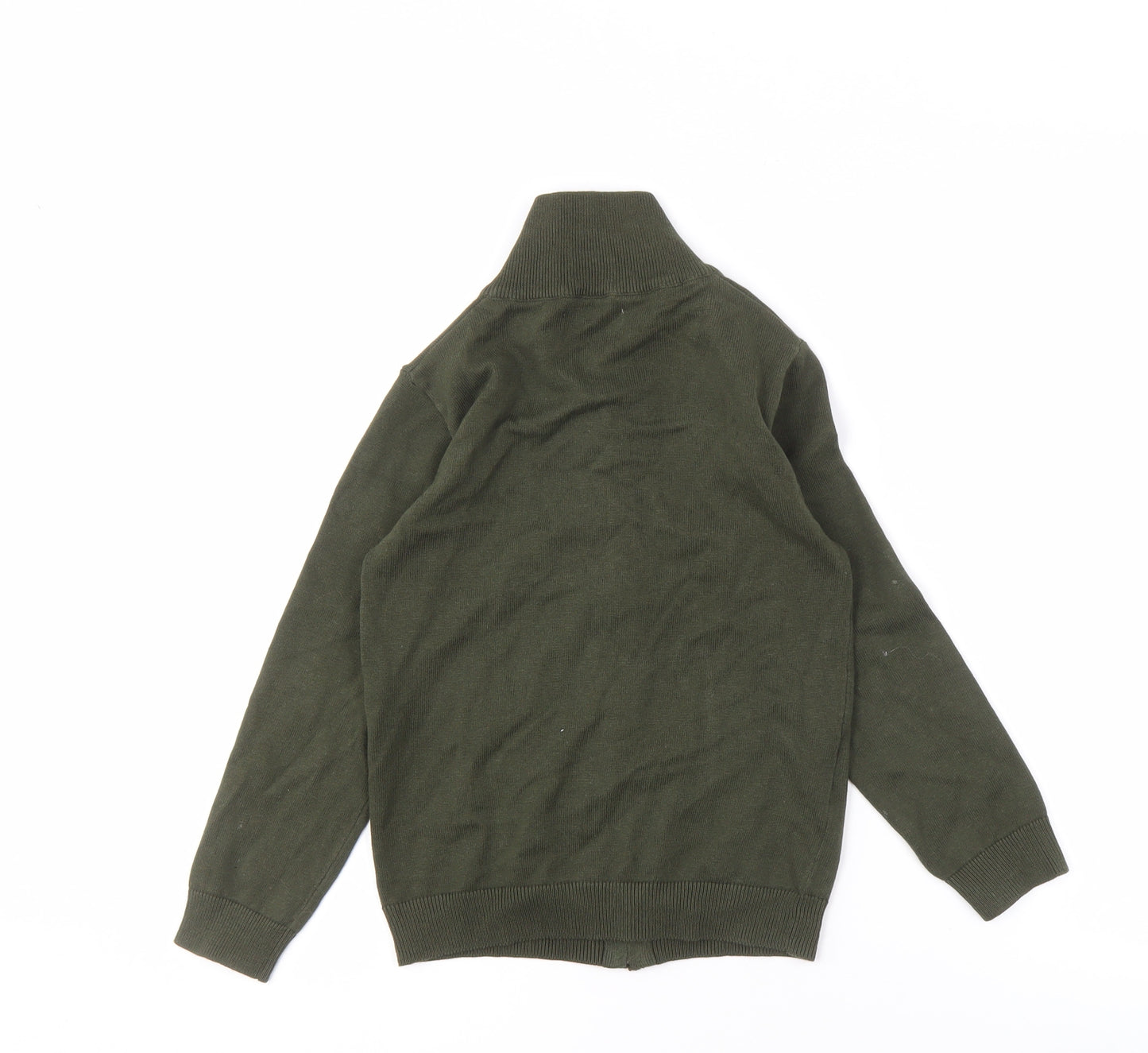 MNG Boys Green Zip Jacket 7-8 Years with Pockets