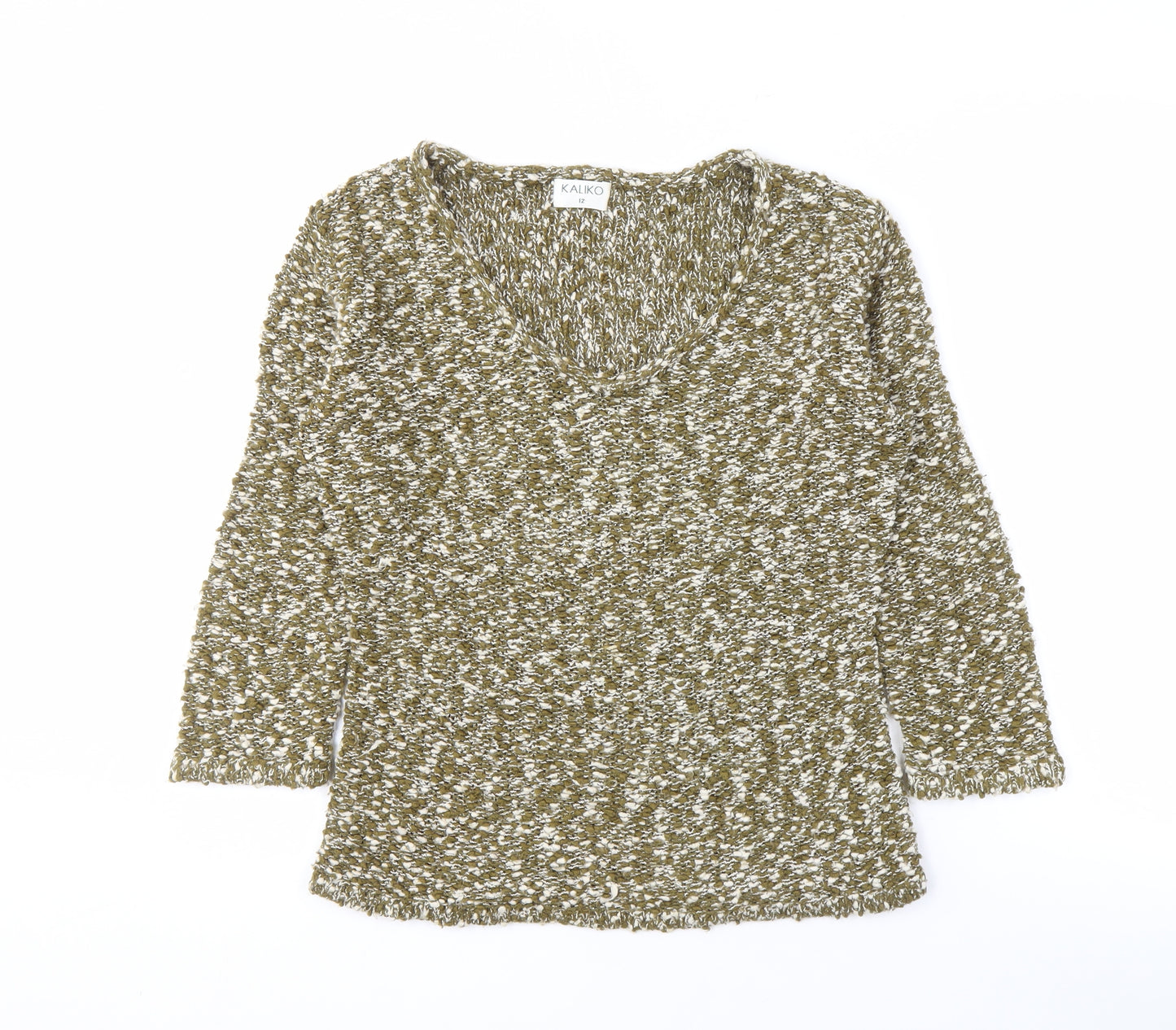 Kaliko Women's Multicoloured Pullover Jumper Size 12