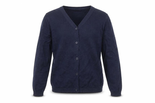 MNG Boys Blue Cardigan - Size 10 Years, V-Neck, Cotton