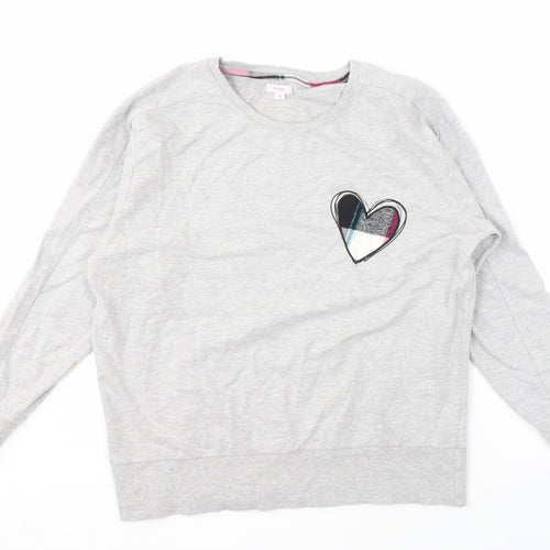Therapy Women's Grey Pullover Sweatshirt M