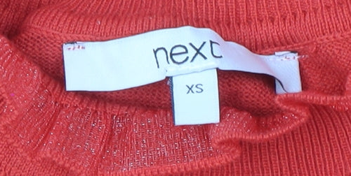 Next Women's Red High Neck Jumper, XS, Long Sleeve