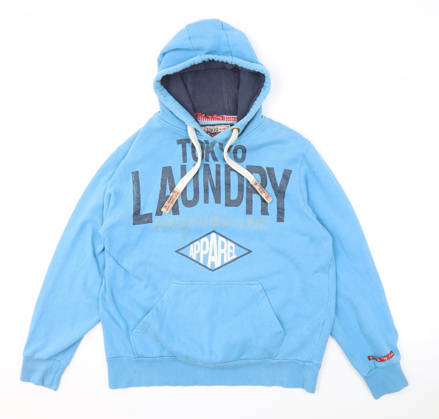 Tokyo Laundry Men's Blue Pullover Hoodie M