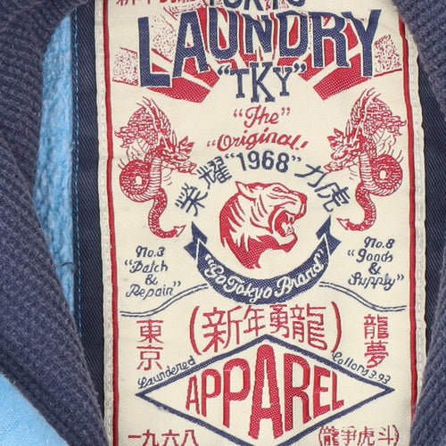 Tokyo Laundry Men's Blue Pullover Hoodie M