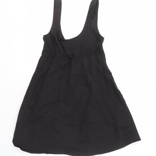 Zara Women's Black Sleeveless Dress XS