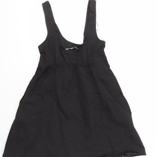 Zara Women's Black Sleeveless Dress XS