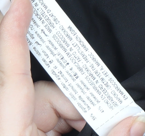 Zara Women's Black Sleeveless Dress XS