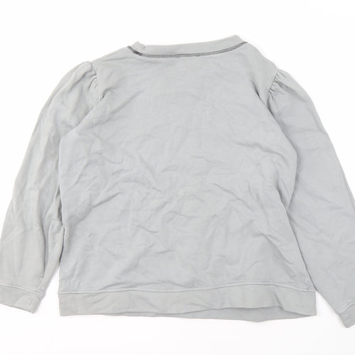 Sophie Allport Grey Women's Pullover Sweatshirt Medium