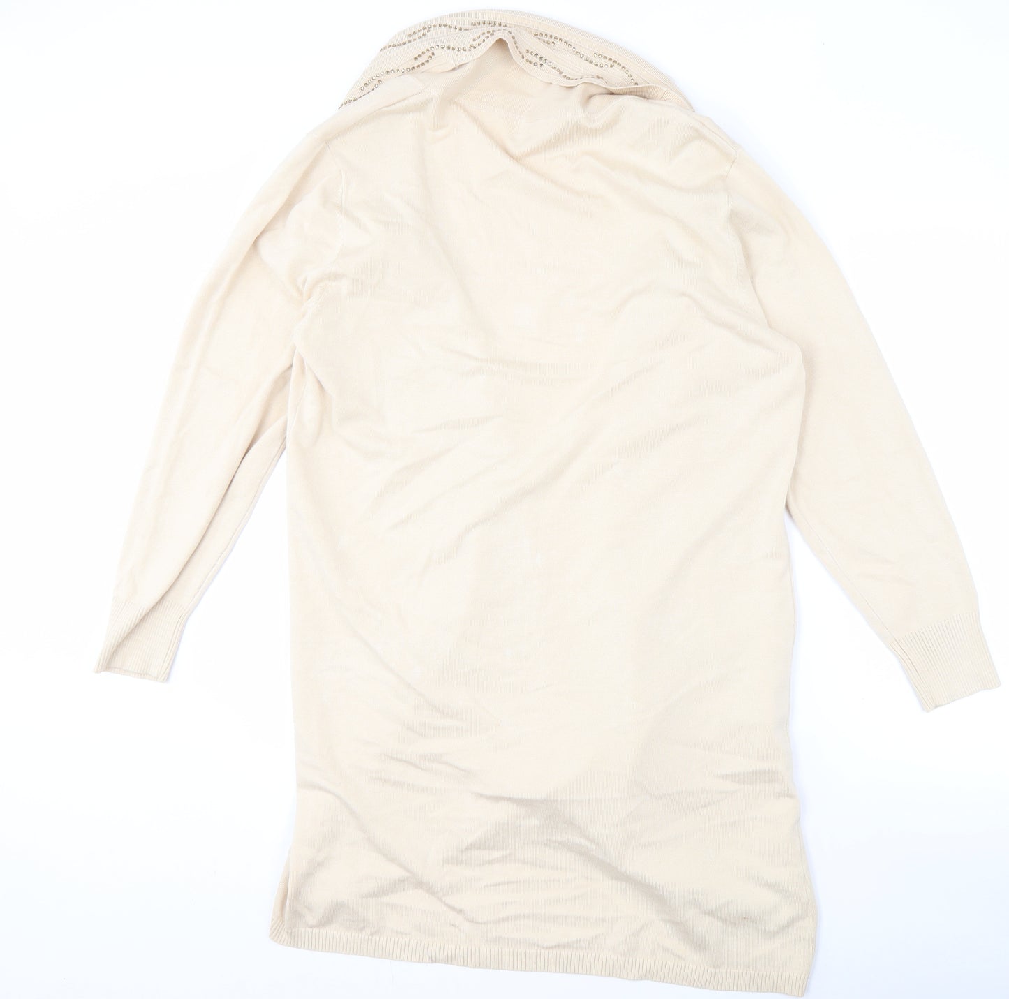 Reflect Women's Beige L/XL Cardigan with Pockets