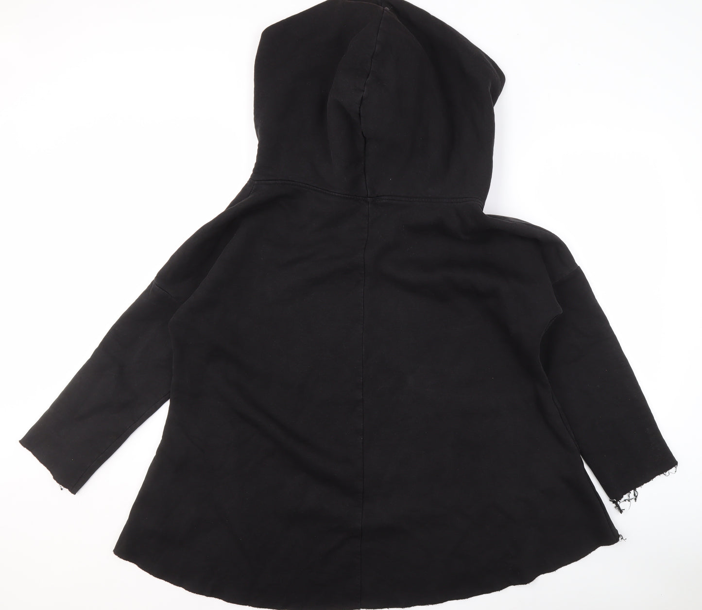 MEGI Women's Black S Pullover Hoodie, Logo Accent