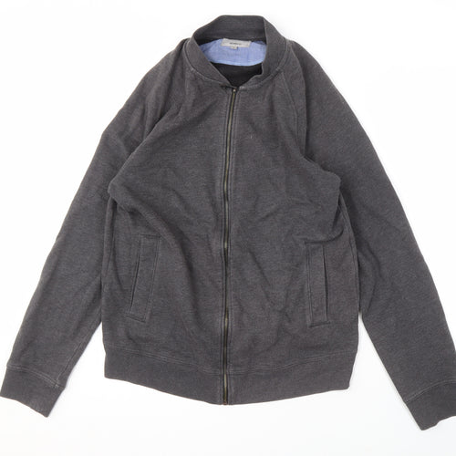 Marks & Spencer Men's Grey Jacket M - Casual Full Zip