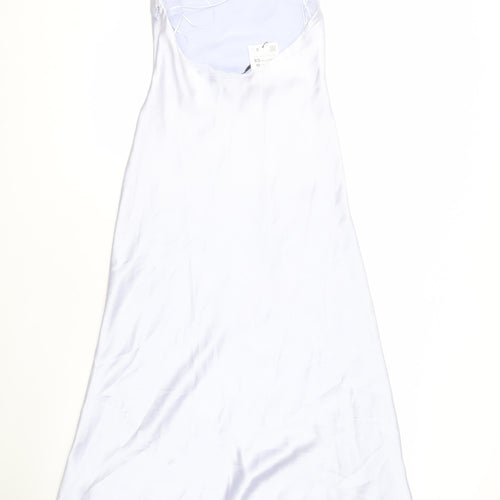 Zara Women's White Sleeveless Dress XS