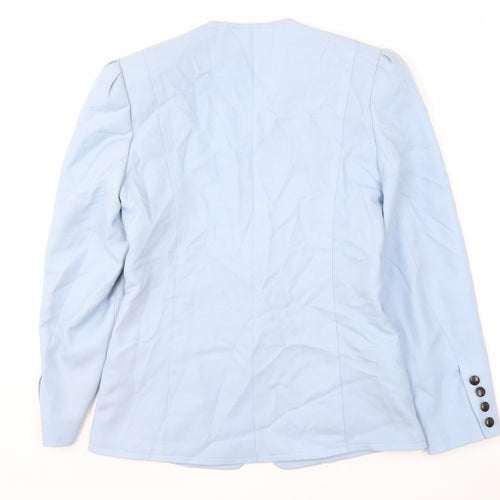 Windsmoor Women's Blue Suit Jacket Size 10 Modal Blend